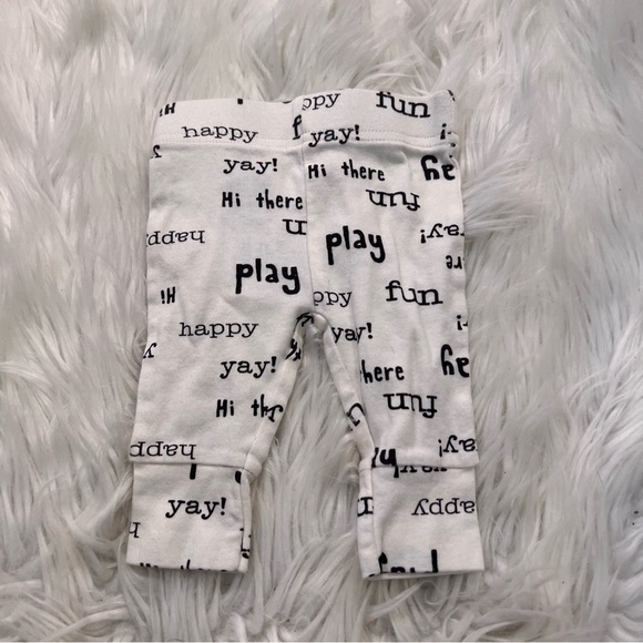 Wonder Nation Pants Cream Black - Picture 2 of 9